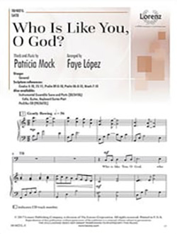 Who Is Like You, O God?