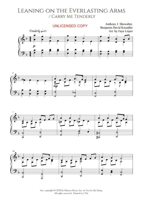 Leaning on the Everlasting Arms/Carry Me Tenderly